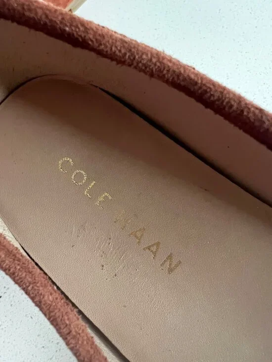 COLE HAAN Women's Yara Soft Ballet brown suede Flats SIZE 6 - Picture 7 of 9